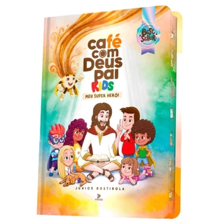 Café com Deus Pai Kids 2025 | Meu Super Herói Capa Dura | 365 dias | Junior Rostirola em Oferta na Shopee