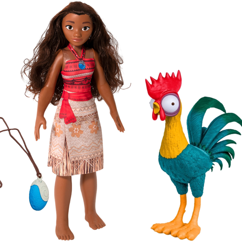Boneca Moana Original Grande 55cm + Galo Moana | Shopee Brasil