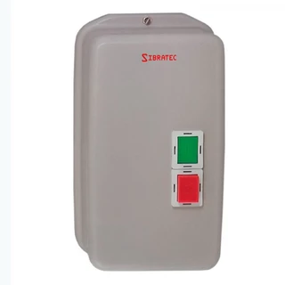 Chave de partida direta metálica 10 HP monofásico ou 15 HP trifásico 220V - QCX2-5030 - Sibratec