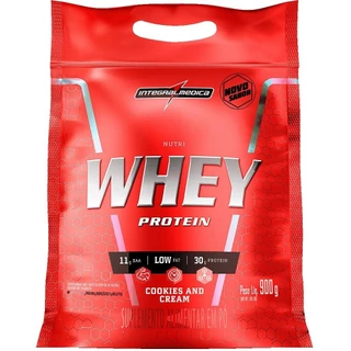 Nutri Whey 900g Pouch Integralmedica - Força e Volume Muscular com Proteínas e Carboidratos Essenciais