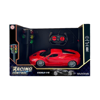 Carro de Corrida de Controle Remoto Com Farol Luz Led - BR2137 em Oferta na Shopee