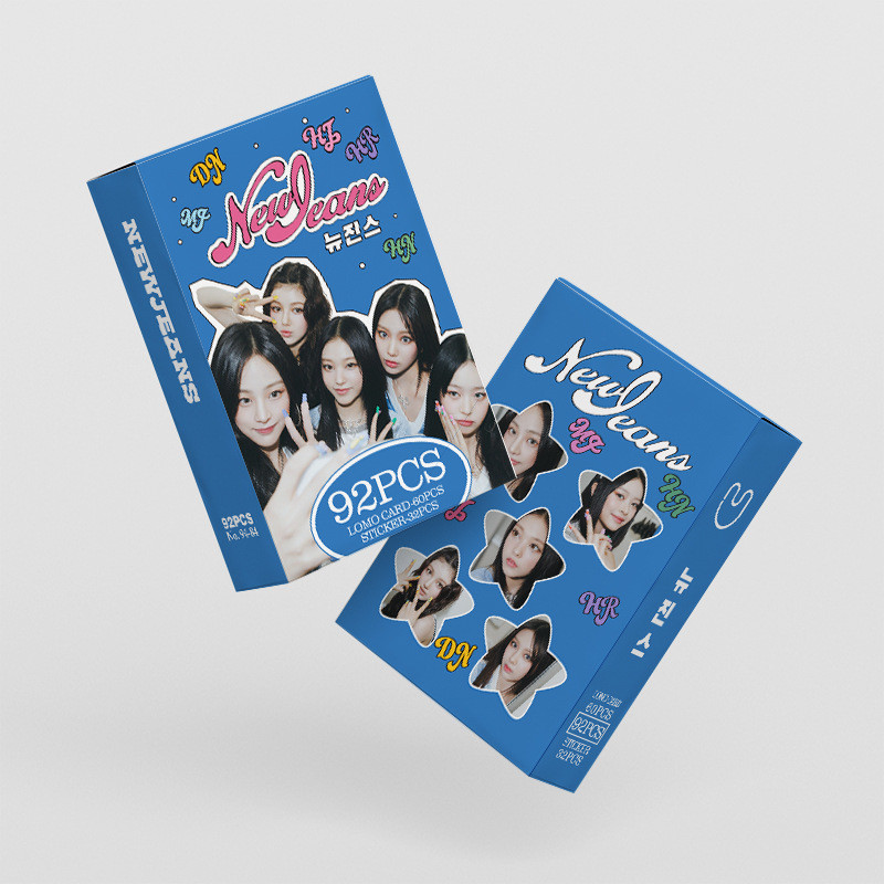 KPOP 92 Unidades/Caixa NEWJEANS Photocards SUPER NATURAL LOMO