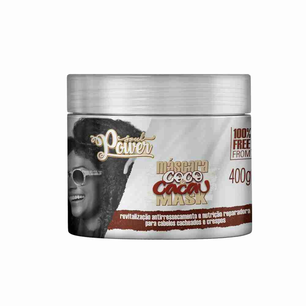 MASCARA SOUL POWER 400G MASK COCO & CACAU Shopee Brasil