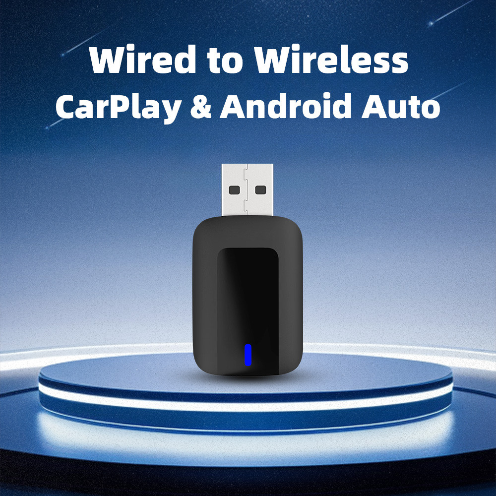 BOFRHME Wireless CarPlay Adapter - Kabellos Für Auto Android Auto 2in1