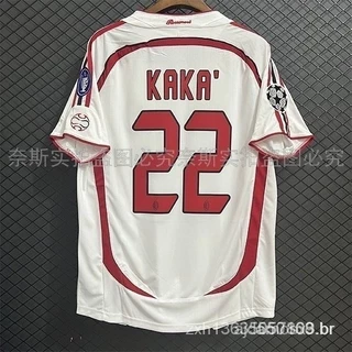 Qualidade 2006-2007 AC Milan Jersey Tailândia Versão B89I Retro Football Team Camisa BTRJ1:1 QGTG
