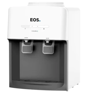 Bebedouro de mesa refrigerado eletrônico Branco mineralle EBE03B EOS