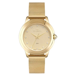 Relógio Technos Feminino Brilho Dourado - 2036MTP/1D