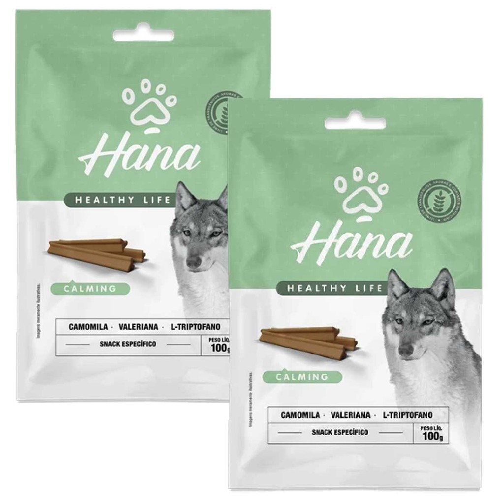 Petisco Calmante Para Cães Hana Sticks Calming 100g 2 Un | Shopee Brasil
