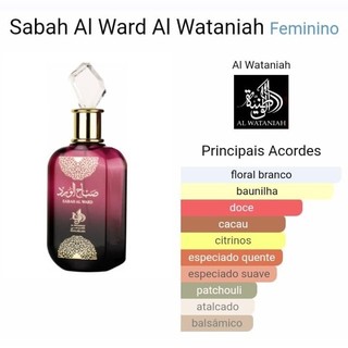 Perfume Árabe Sabah Al Ward Al Wataniah - 100ml Premium — foto 5 — Achou Levou Brasil