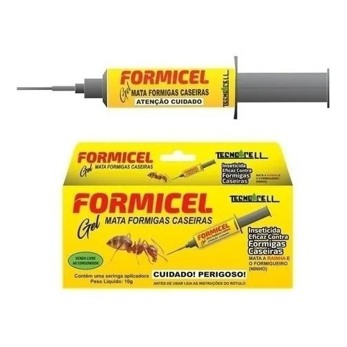 Fomicel Seringa Veneno em Gel Mata Formigas Caseiras 10g | Shopee Brasil