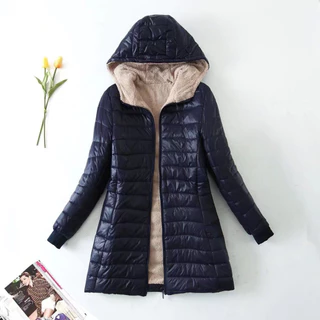 Novo Casaco De Algodão Com Capuz De Inverno De Outono Lã De Cordeiro Para Mulheres em Promoção na Shopee Novo Casaco De Algodão Com Capuz De Inverno De Outono Lã De Cordeiro Para Mulheres