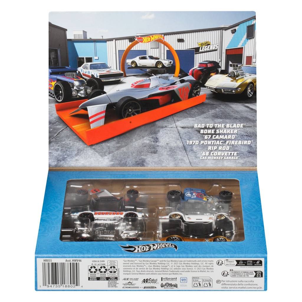 Coleção Multipack c/ 6 Miniaturas Hot Wheels Legends Tour 2024 - 1