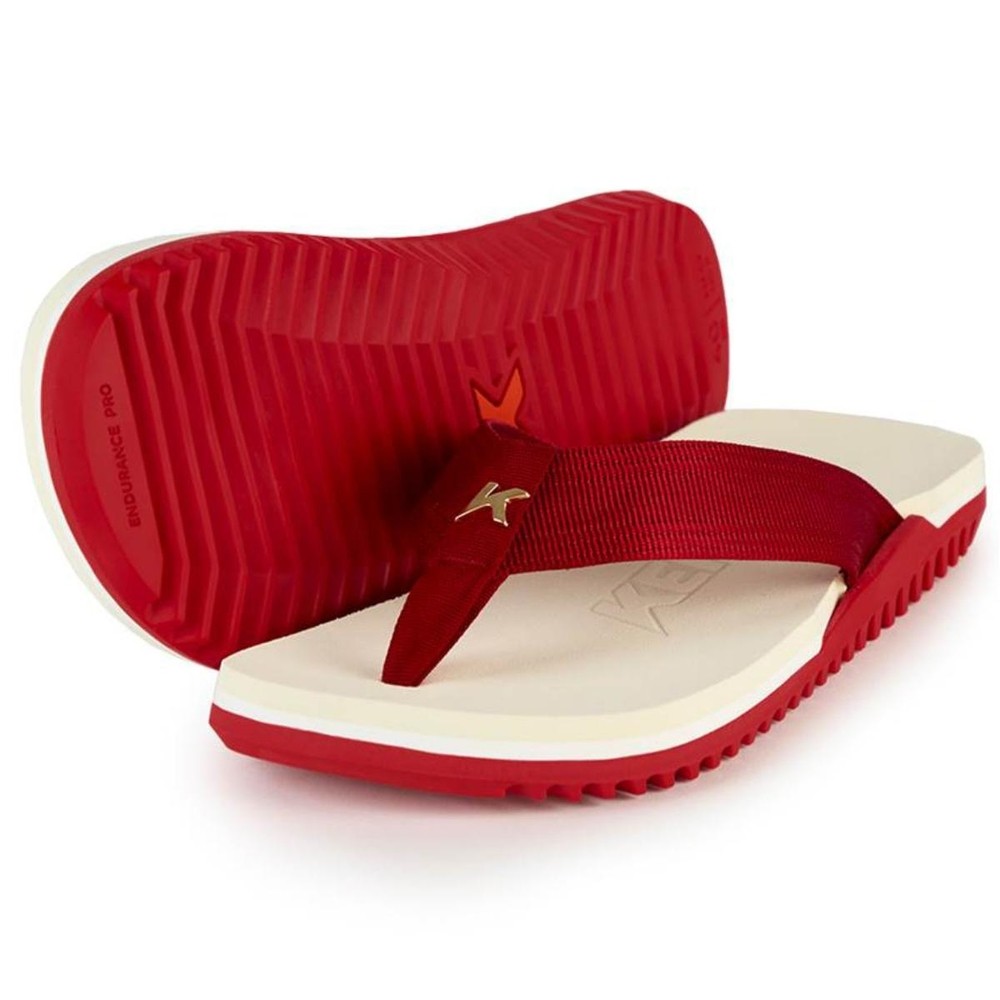 Chinelo Kenner Nk6 Pro Masculino - Branco e Vermelho | Shopee Brasil
