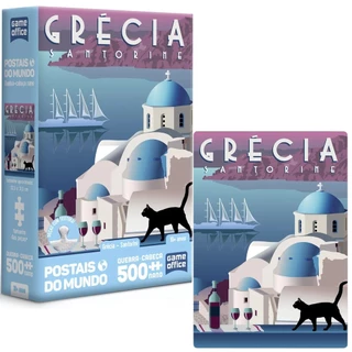 Grécia Quebra-Cabeça Nano 500 Peças Postais do Mundo Toyster