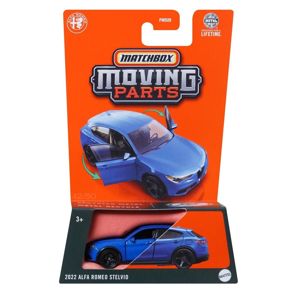 Miniatura de Metal Matchbox Moving Parts 2025 - 1/64 - Mattel