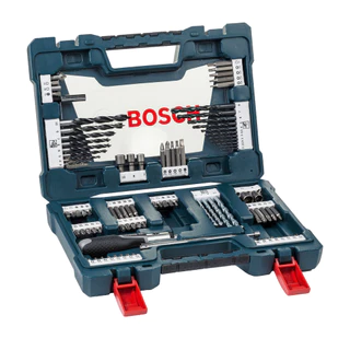 Kit de Pontas e Brocas Bosch V-Line com 91 Peças e Maleta em Oferta na Shopee
