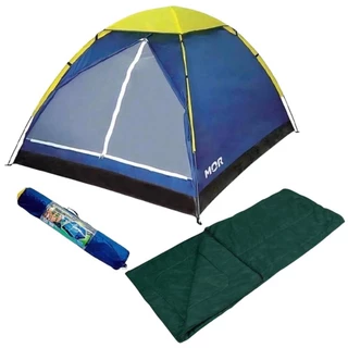 Barraca para Camping com Saco de Dormir MOR em Oferta na Shopee