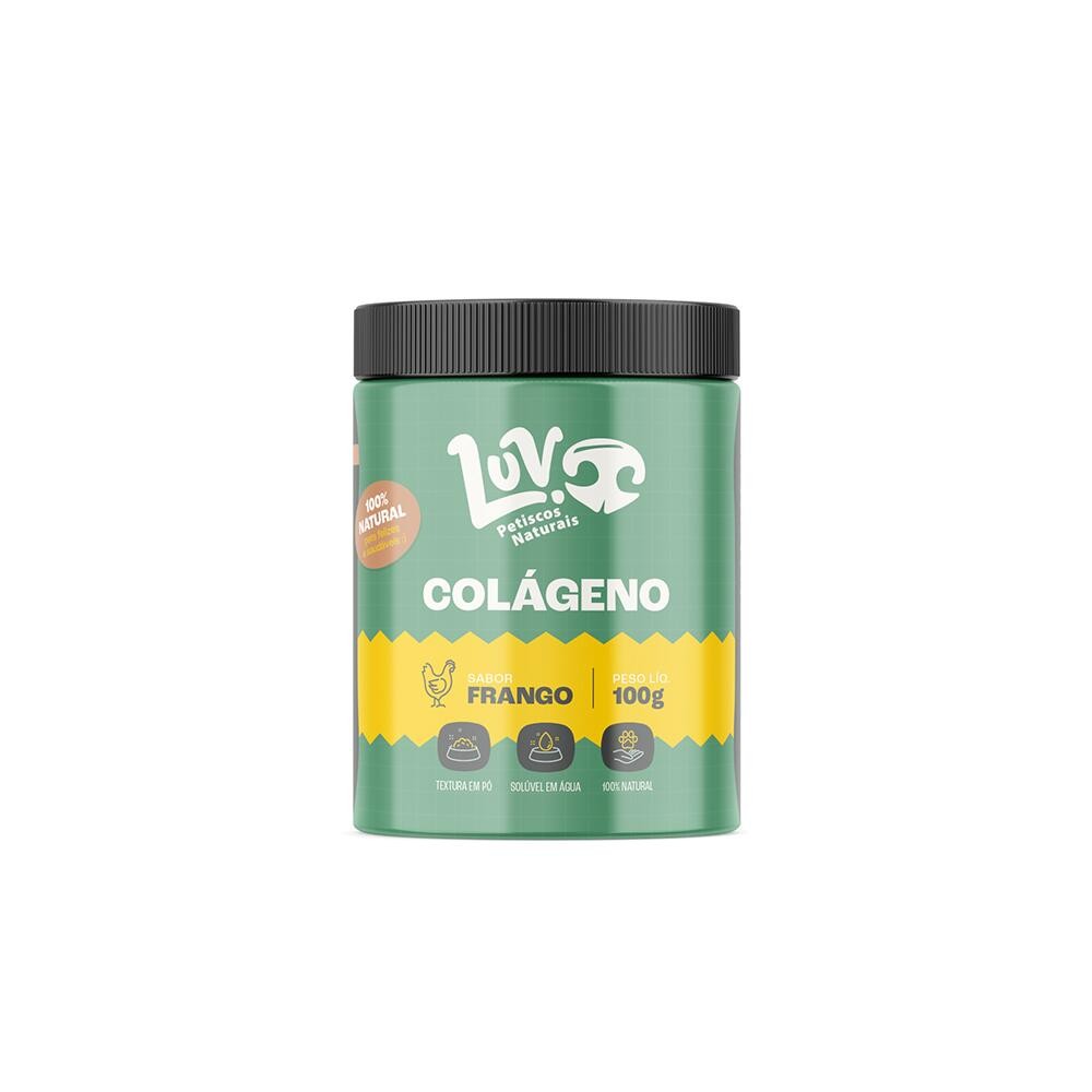 Caldo de Ossos de Frango Para Cães e Gatos 100gr - Luv