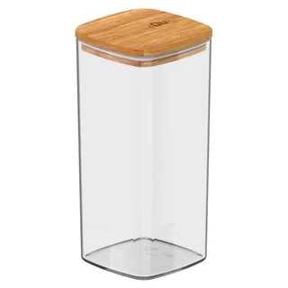 Kit C/ 10 Potes Herméticos Alimentos Organizador Bambu 340ml