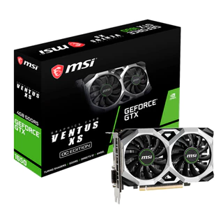 Placa de Vídeo MSI Nvidia GTX1650 4GB GDDR6128B VENTUS XS