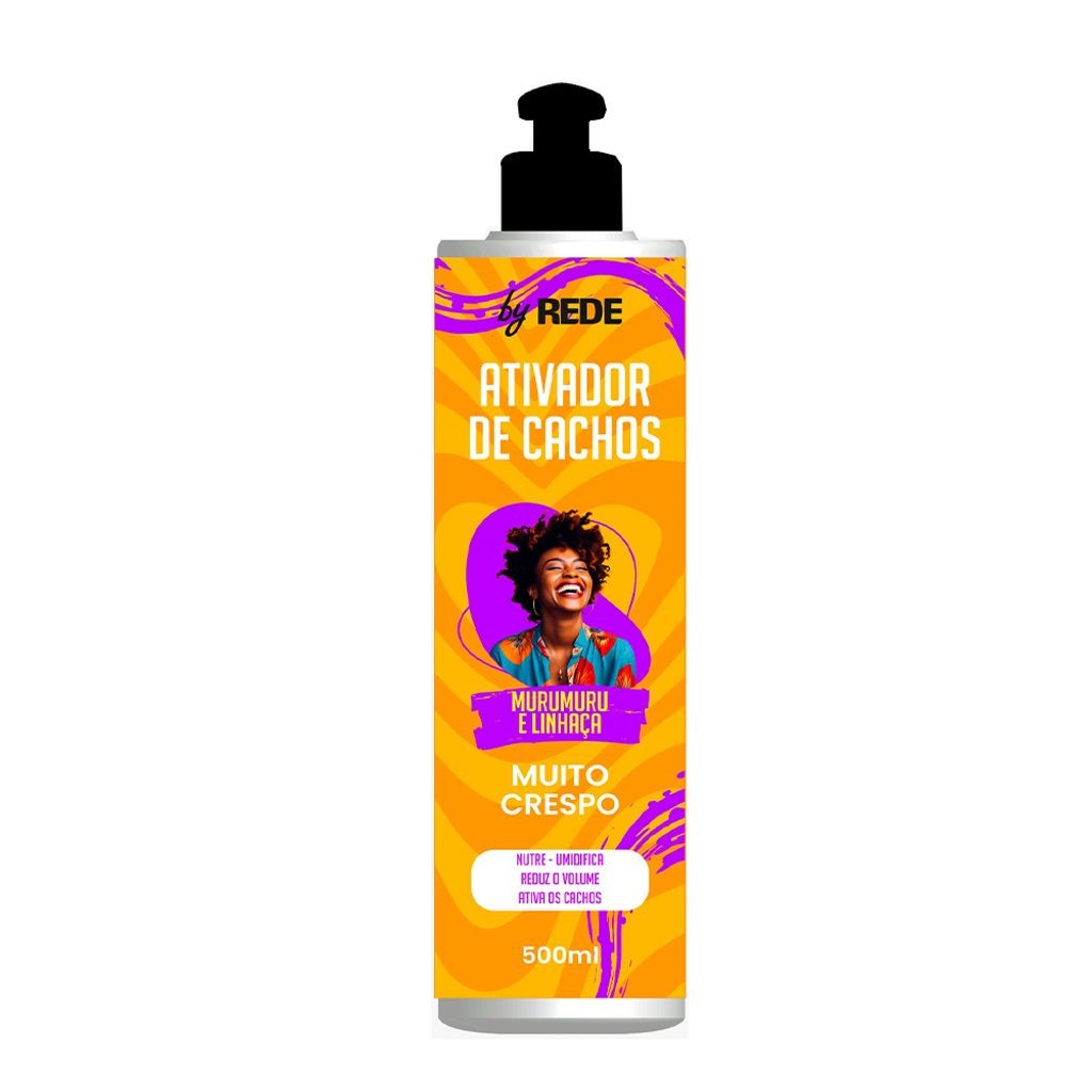 Ativador De Cachos By Rede Muito Crespo 500ml | Shopee Brasil