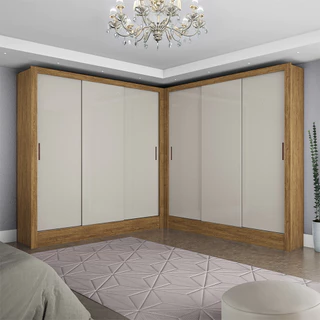 Closet Casal Duplo Dubai 6 Portas 6 Gavetas
