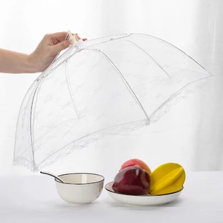 Tela Protetora de Alimentos Prático E Fácil 30cm Mosqueteiro Dobrável Bolo Tampa Comida em Oferta na Shopee