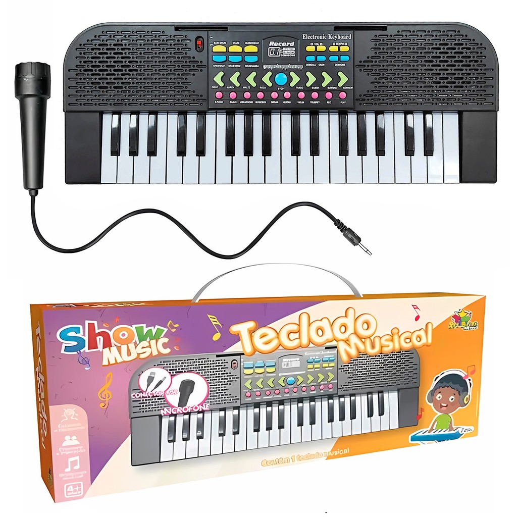 ⑤KinKi Kids　CD　(37セット) Teclado Musical Infantil 37 Teclas Com Microfone Ritmos E Funções