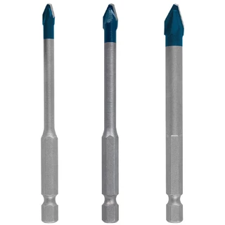 Jogo Kit Brocas Para Azulejo E Cerâmica 3 Peças Bosch
