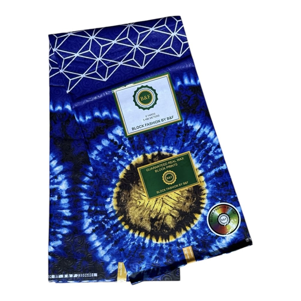 Tecido Africano - Ankara Capulana Estampadas 5,5 Metros