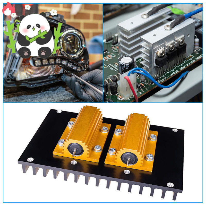 【ZOE】100W Aluminum Case Resistor Aluminum Case Resistor Shell Wire ...