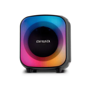 Caixa De Som Partybox Aiwa Aws-Pb-07 Bluetooth Led RGB