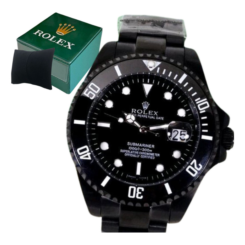 Relógio Rolex Submariner Moderno em Aço Inoxidável Masculino Original ...