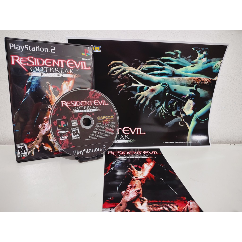 Resident Evil Outbreak 2 PT-BR com Poster / PS2 | Shopee Brasil