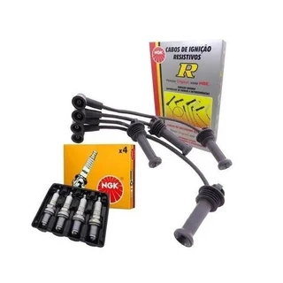 Kit Cabos E Velas Motor Sigma Flex 1.5/1.6 16v Ecosport, New Fiesta, Fiesta, Focus, Ka.