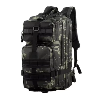 Mochila Militar Tática 40L DESC Impermeável Reforçada Esportiva ao Ar Livre + Brinde Bandeira