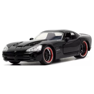Miniatura Carro Dodge Viper SRT 10 Letty (2001) - Velozes e Furiosos - Preto - 1:32 - Jada Toys