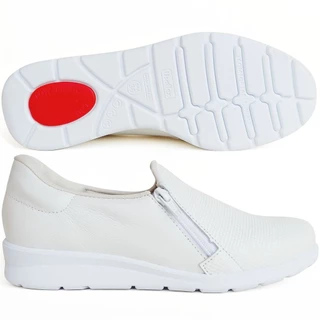 Tênis Feminino Slip On Anabela Baixo Usaflex Couro Low Impact Conforto em Oferta na Shopee