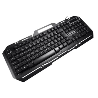 Teclado Gamer K-mex KM-M712 USB Fusion 3 Cores em Led