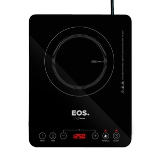 Cooktop de Indução 1 Boca Portátil EOS Cheff Gourmet 2200W Preto Bivolt - ECI01PPB em Oferta na Shopee