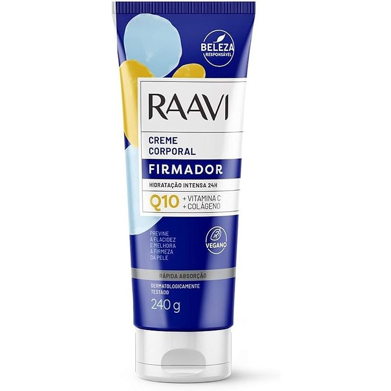 Imagem do produto Creme Corporal Firmador Q10 RAAVI 240g
