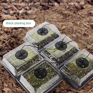 Base De Germinação De Plantas JANEGOODSVI , Com Bandeja Inicial Para Cultivo De Sementes Furo De Ventilação , Kit 6/12 G