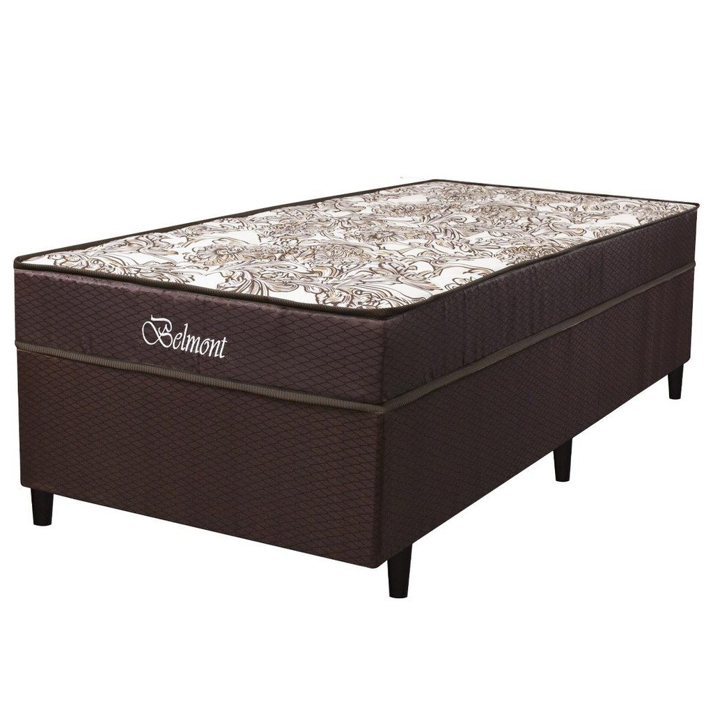 Cama Box Espuma D65 Solteiro 88x188x59 Firme Belmont Simbal | Shopee Brasil