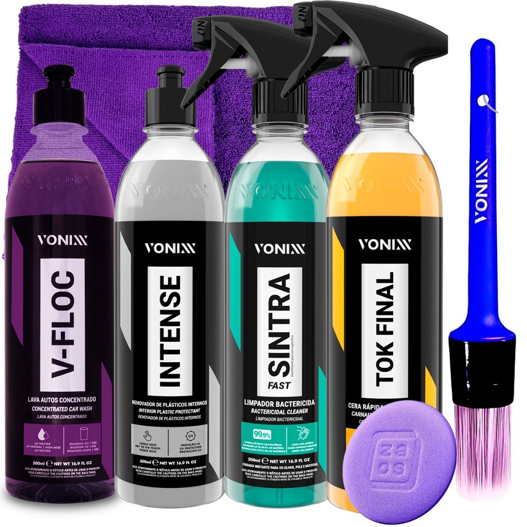 Kit Shampoo V-Floc Cera Tok Final Sintra Fast Intense Vonixx