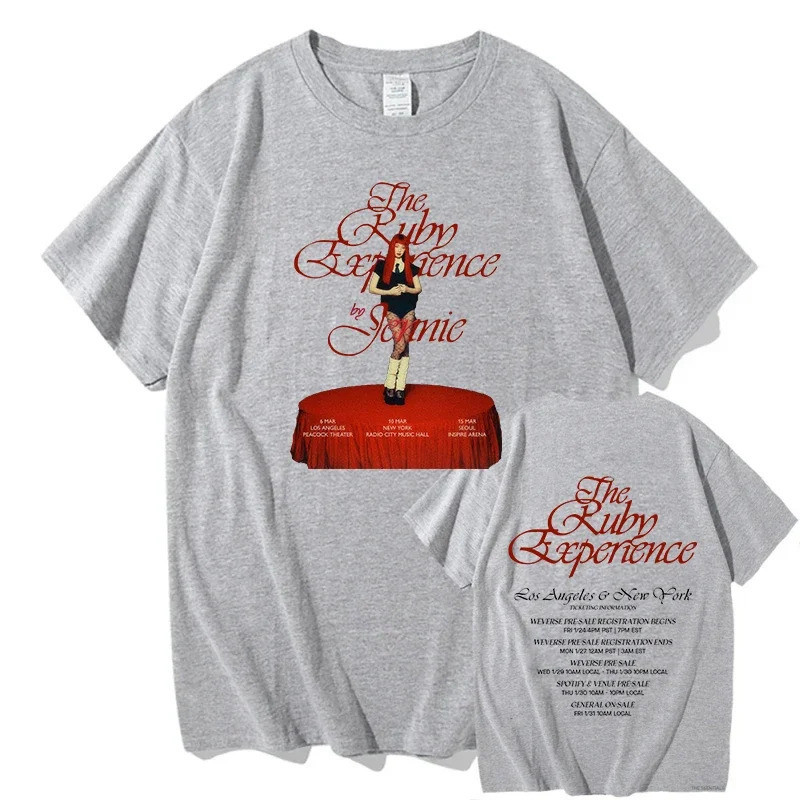Camiseta The Ruby Experience by JENNIE T Shirts Pure Cotton Unisex