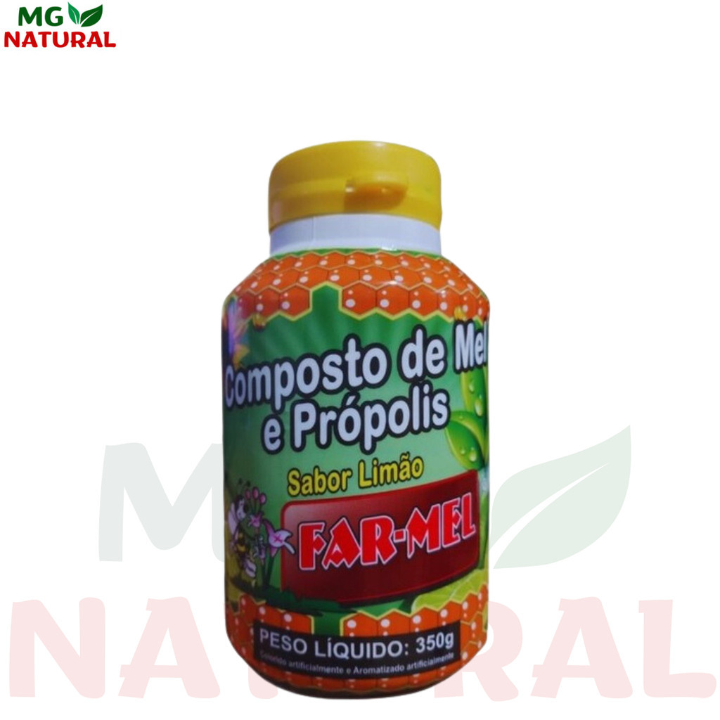 Kit 12 Xarope Farmel Limão Com Própolis 350g - original | Shopee Brasil