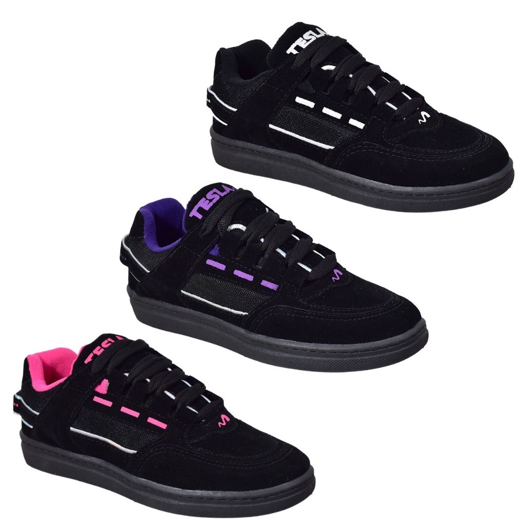 Tênis Tesla Coil Masculino e Feminino Skatista Confortavel Envio Imediato Promoção