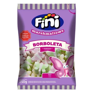 Marshmallow Fini Borboleta 250g em Oferta na Shopee