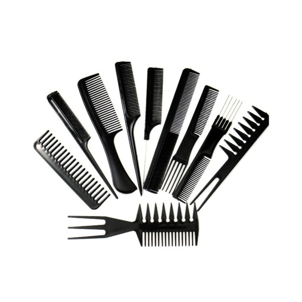 Pentes Para Cabeleireiro Kit Com 10 Unidades