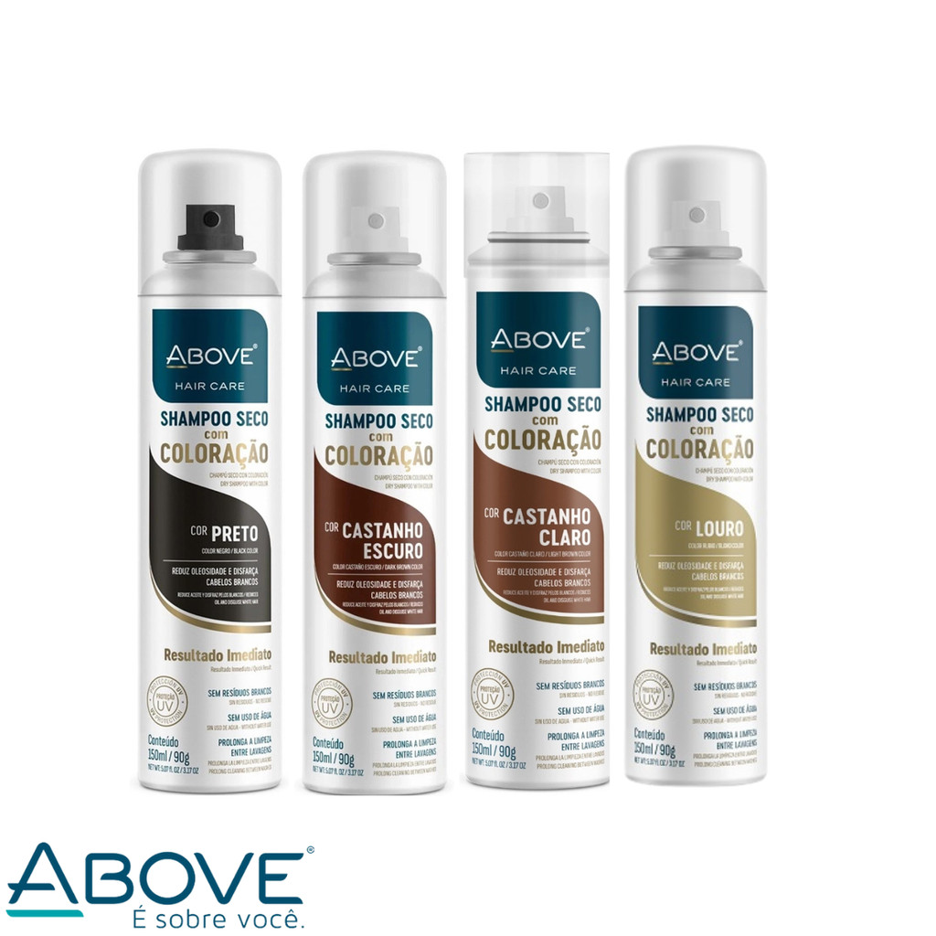 Shampoo A Seco Above Com Coloração - Escolha O Seu | Shopee Brasil